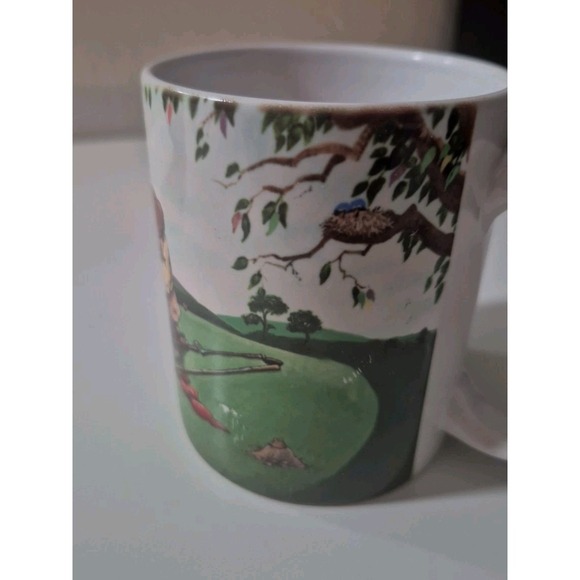 Vintage Golf Mug Lining Up Putting Golfing Sport Artist Gary Patterson - Picture 7 of 7